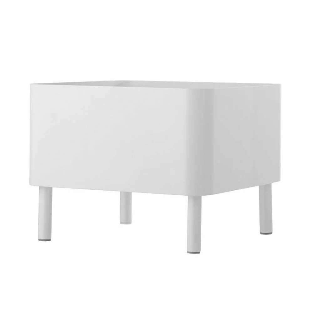 Bloomingville Bloempot Wit Metaal - Afbeelding 2