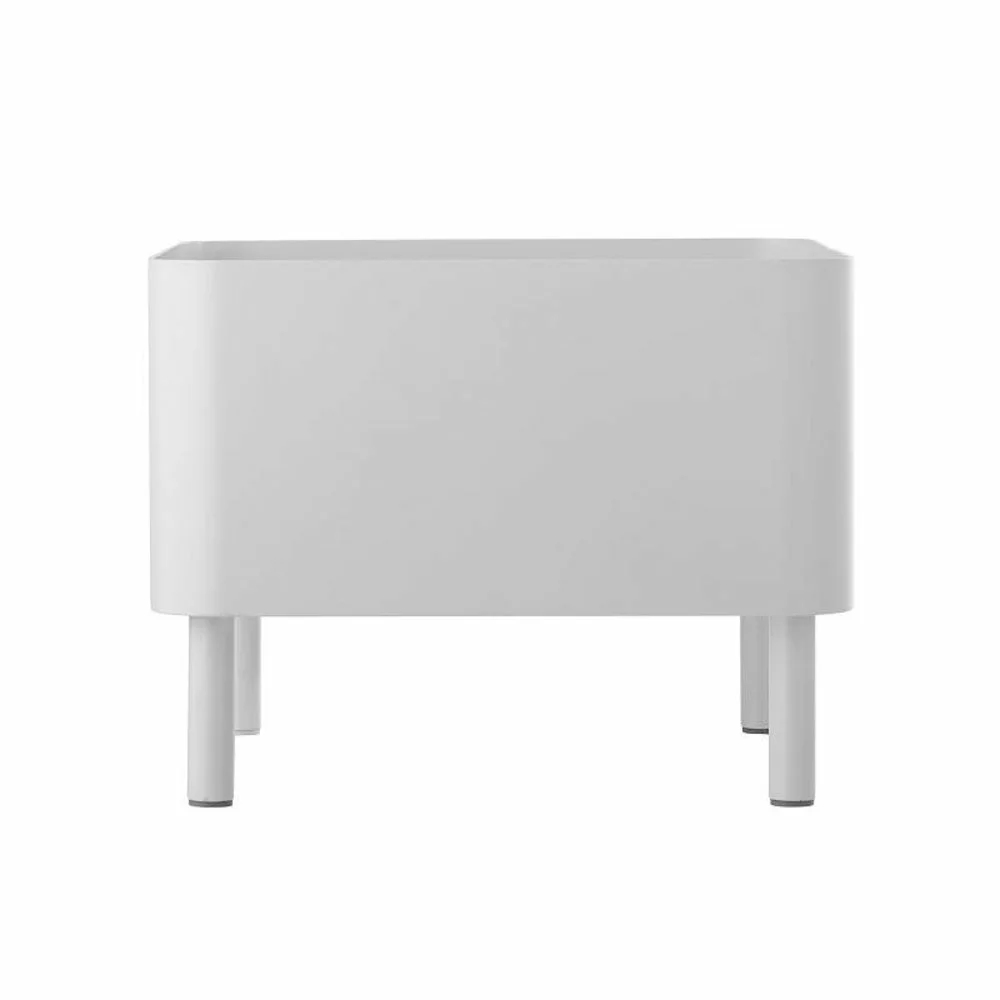 Bloomingville Bloempot Wit Metaal