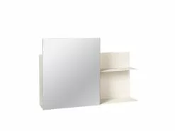 Broste Copenhagen Svante Wandplank Met Spiegel - Rainy Day