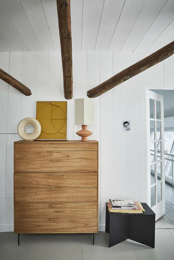 HKliving Frame Relief Art Panel C Small - Oker - Afbeelding 4