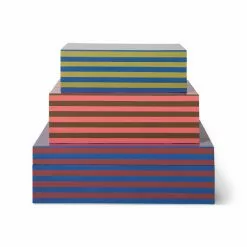 HKliving Handgemaakte Opbergboxen Dusk - AOA0906