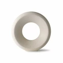 HKliving Keramieken Cirkel Vaas M - Speckled
