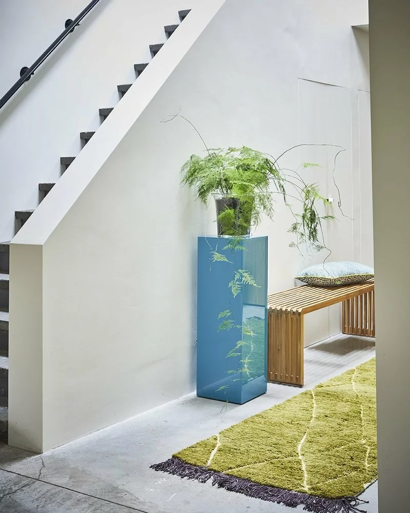 HKliving Spiegel Pilaar Medium - Blauw - Afbeelding 5