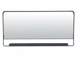 House Doctor Chic Spiegel Met Plank Zwart