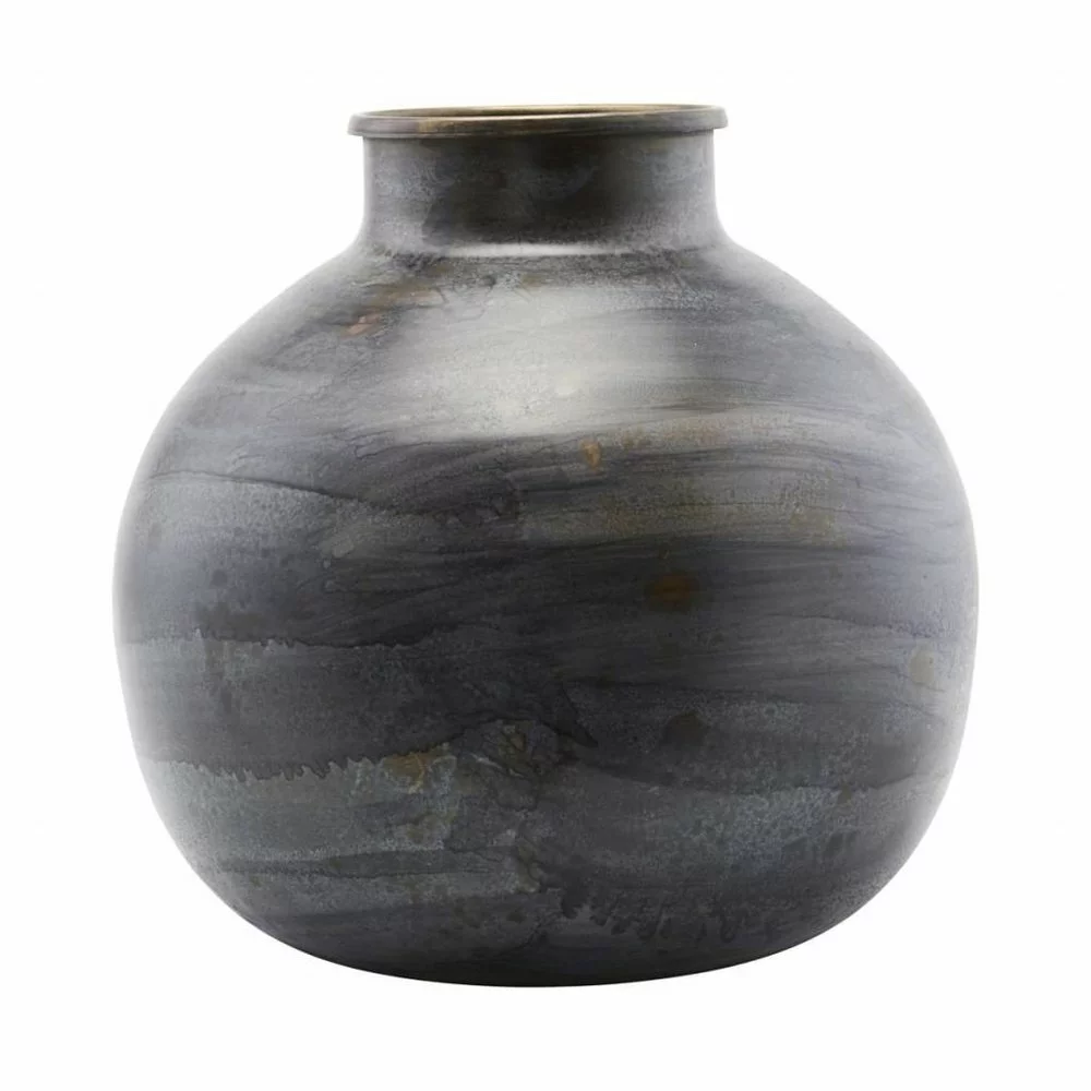 House Doctor Etnik Vaas Blauw ø30x30cm