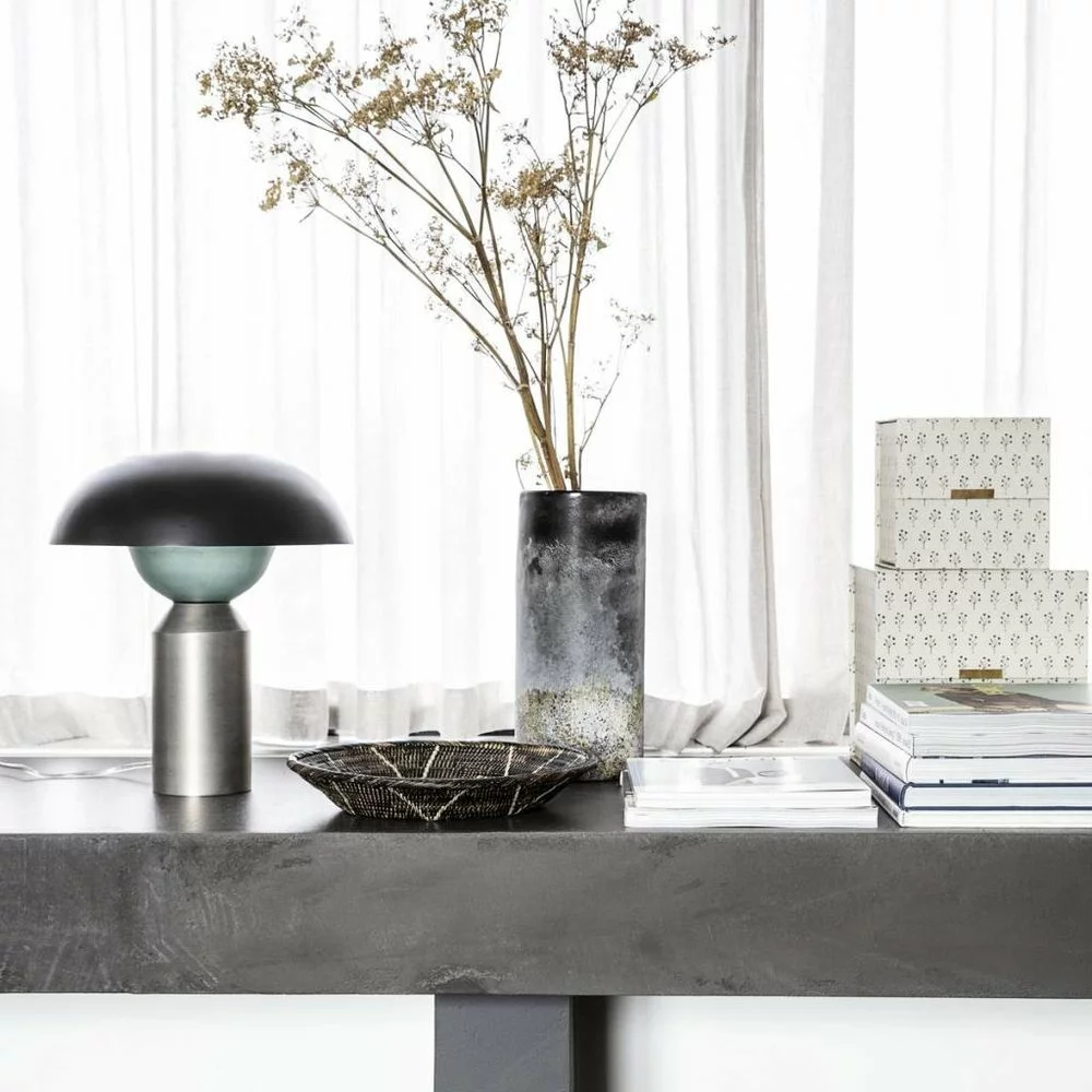 House Doctor Rock Vaas Glas Ø14cm - Afbeelding 2