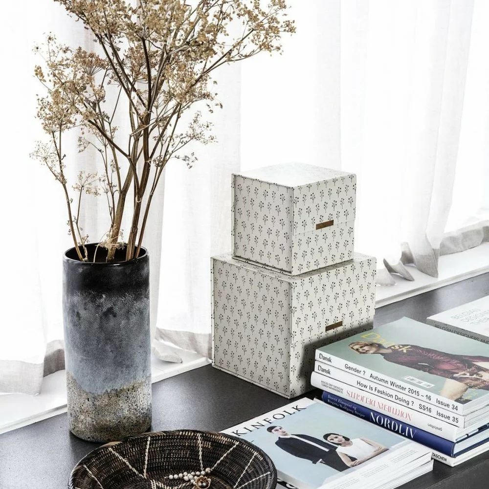 House Doctor Rock Vaas Glas Ø14cm - Afbeelding 3