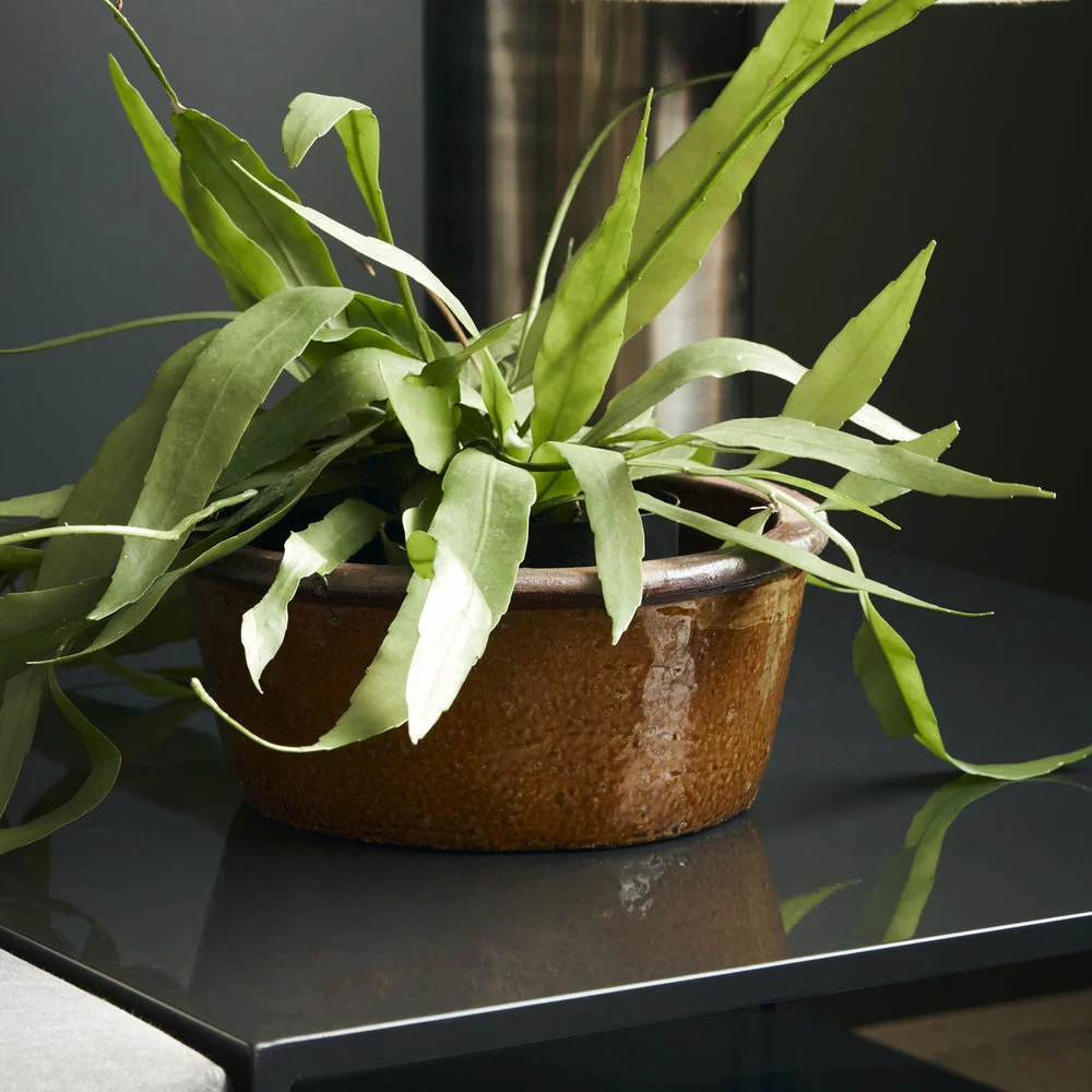 House Doctor Whai Bloempot - Mosterd Ø30cm - Afbeelding 3