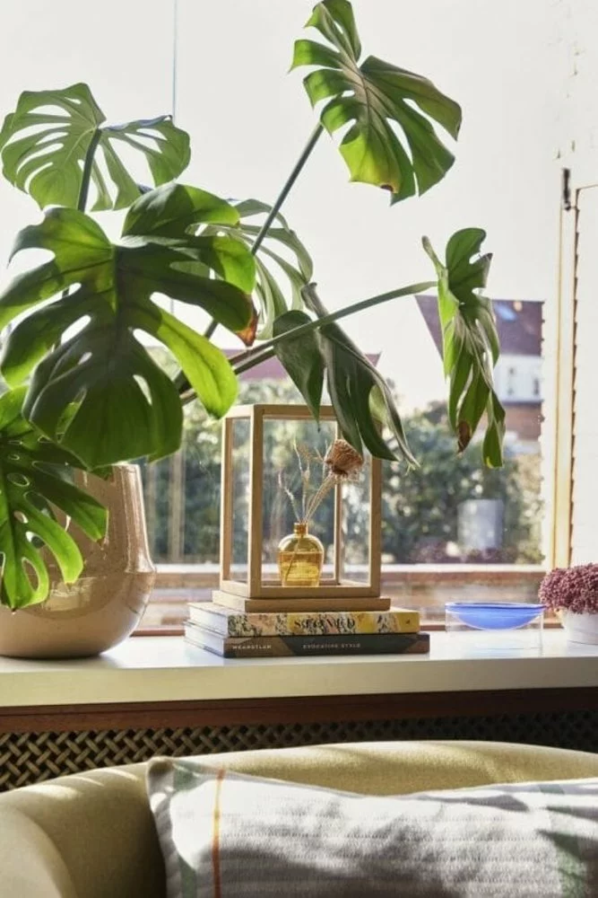 Hubsch Keramieken Bloempotten Zand - Set Van 2 Stuks - Afbeelding 3