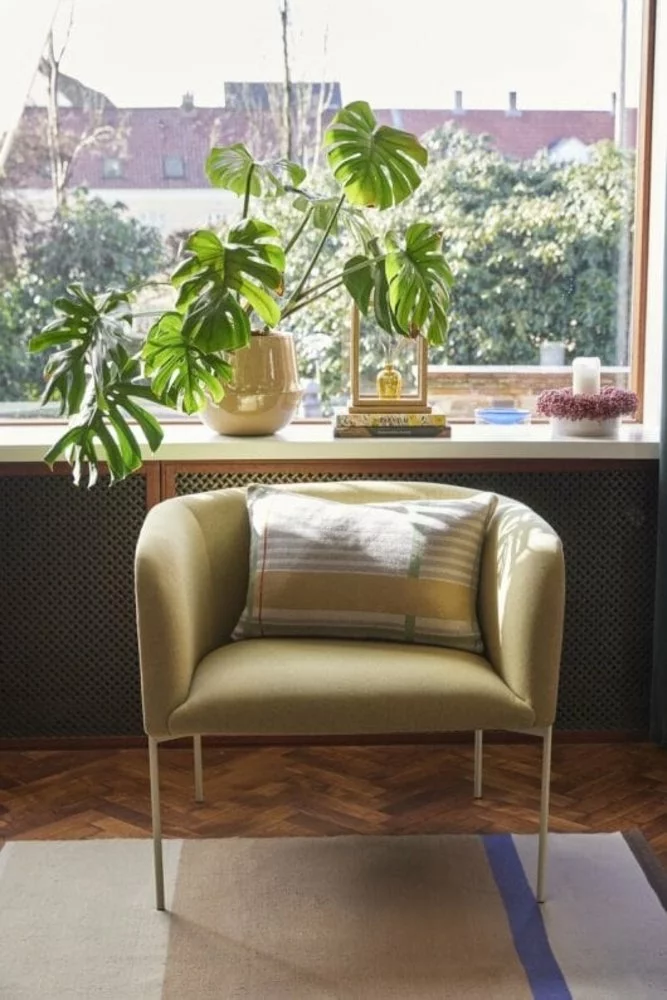 Hubsch Keramieken Bloempotten Zand - Set Van 2 Stuks - Afbeelding 4