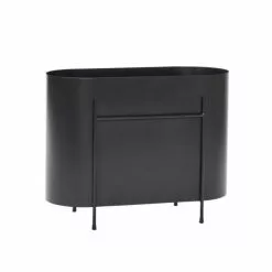 Hubsch Plantenbak Metaal - Zwart