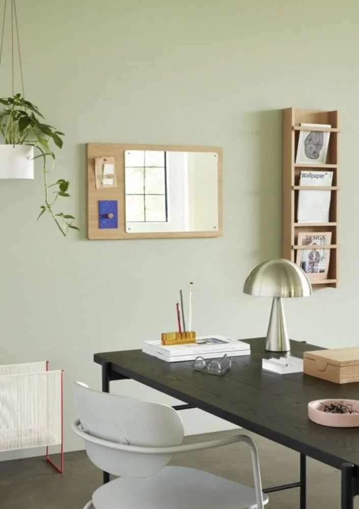 Hubsch Tijdschrifthouder - Naturel/rood - Afbeelding 6