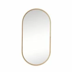 Hubsch Wandspiegel Bamboe - Naturel