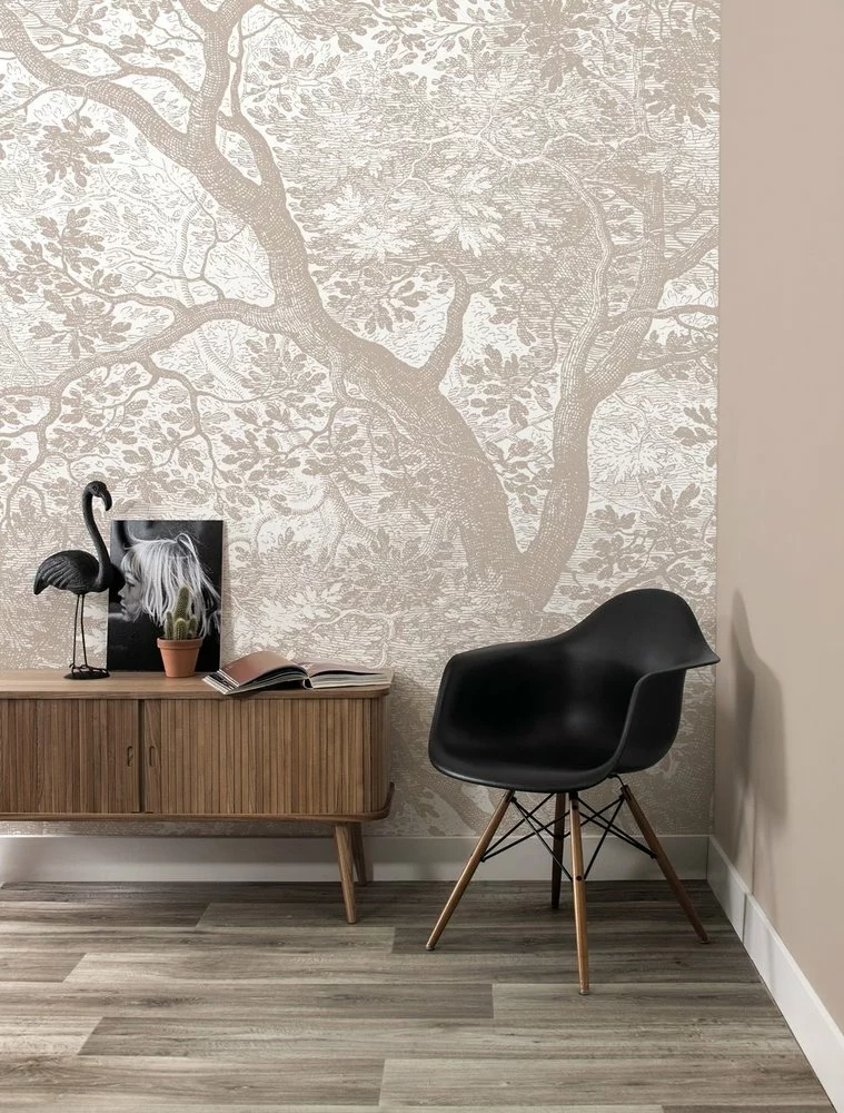 KEK Amsterdam Engraved Landschappen Behang Zand WP-772 200x280cm - Afbeelding 4