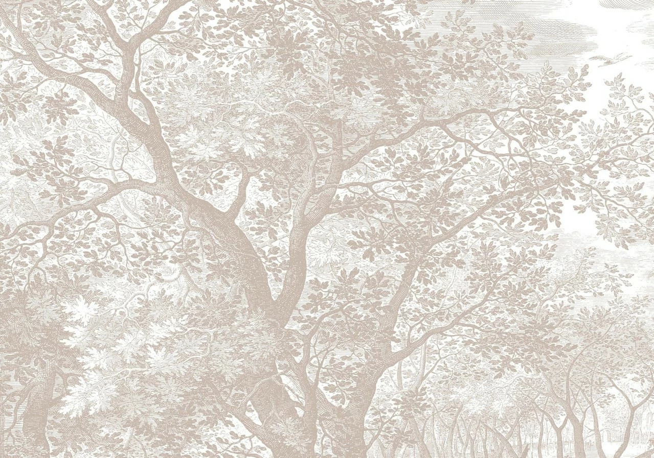 KEK Amsterdam Engraved Landschappen Behang Zand WP-772 200x280cm