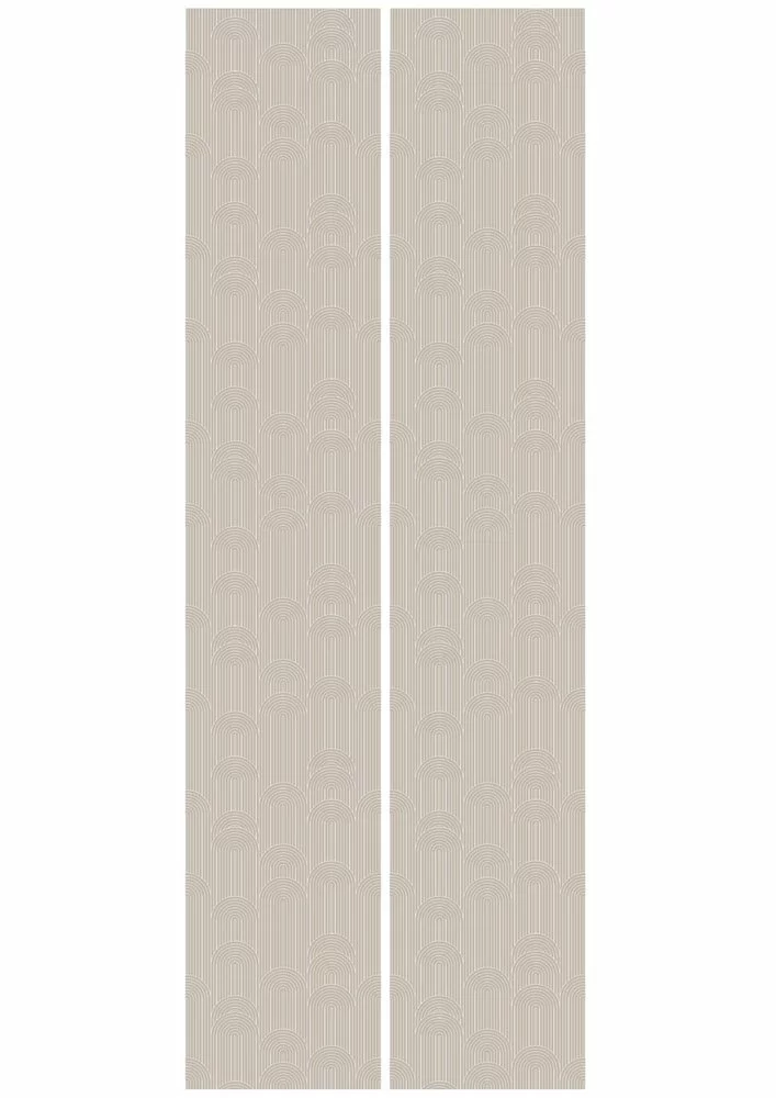 KEK Amsterdam Grafische Lijnen Behang 100x280cm Zand WP-735 - Afbeelding 3