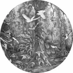 KEK Amsterdam Tropical Landscapes Behangcirkel SC-006 - ø 142,5 Cm