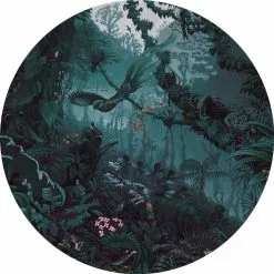 KEK Amsterdam Tropical Landscapes Cirkelbehang SC-087 - ø 142,5 Cm
