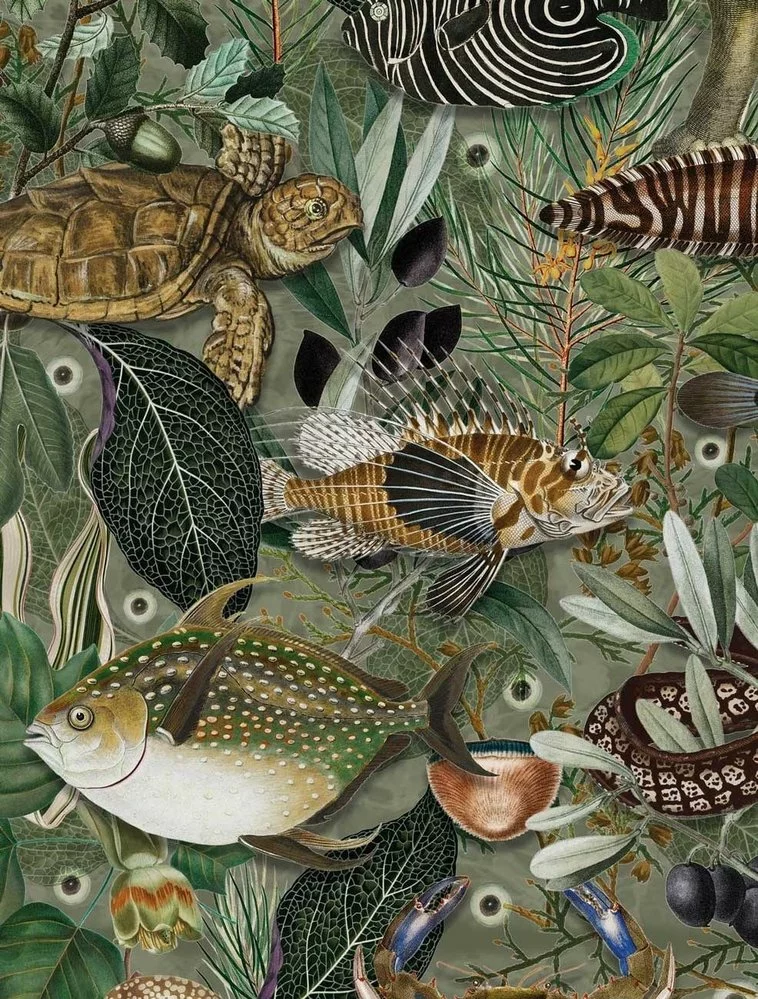 KEK Amsterdam Underwater Jungle Fotobehang WP-691 - 194,8 X 280 Cm - Afbeelding 3