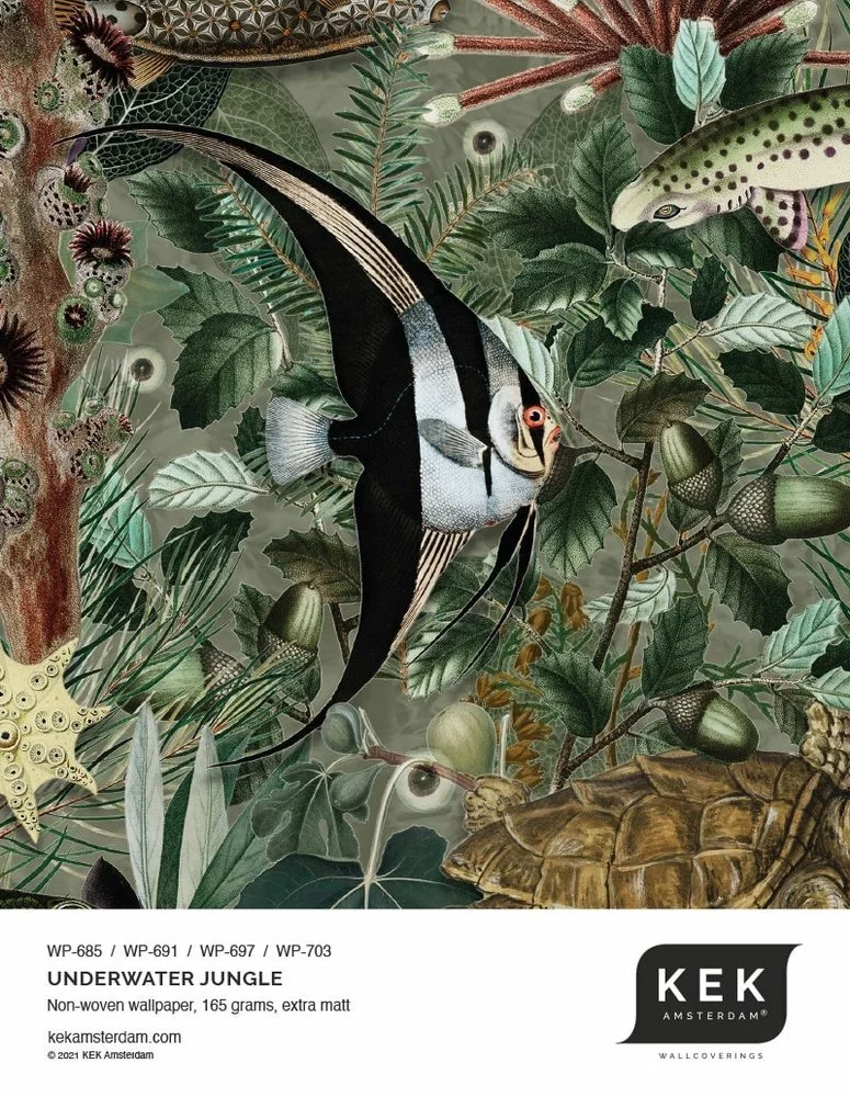 KEK Amsterdam Underwater Jungle Fotobehang WP-691 - 194,8 X 280 Cm - Afbeelding 7