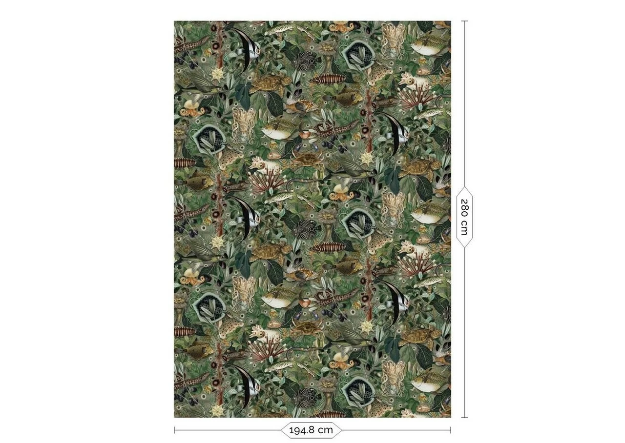 KEK Amsterdam Underwater Jungle Fotobehang WP-691 - 194,8 X 280 Cm