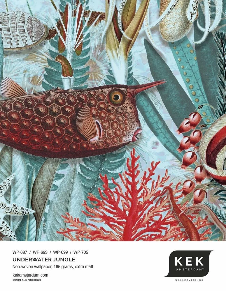 KEK Amsterdam Underwater Jungle Fotobehang WP-693 - 292,2 X 280 Cm - Afbeelding 6