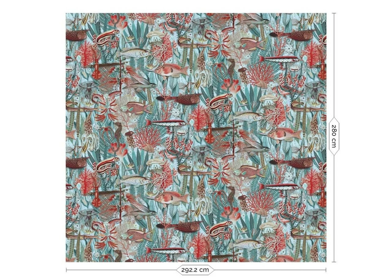 KEK Amsterdam Underwater Jungle Fotobehang WP-693 - 292,2 X 280 Cm