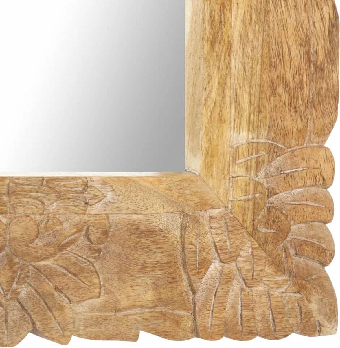 Furniture Limited - Spiegel 110x50 Cm Massief Mangohout - Afbeelding 8