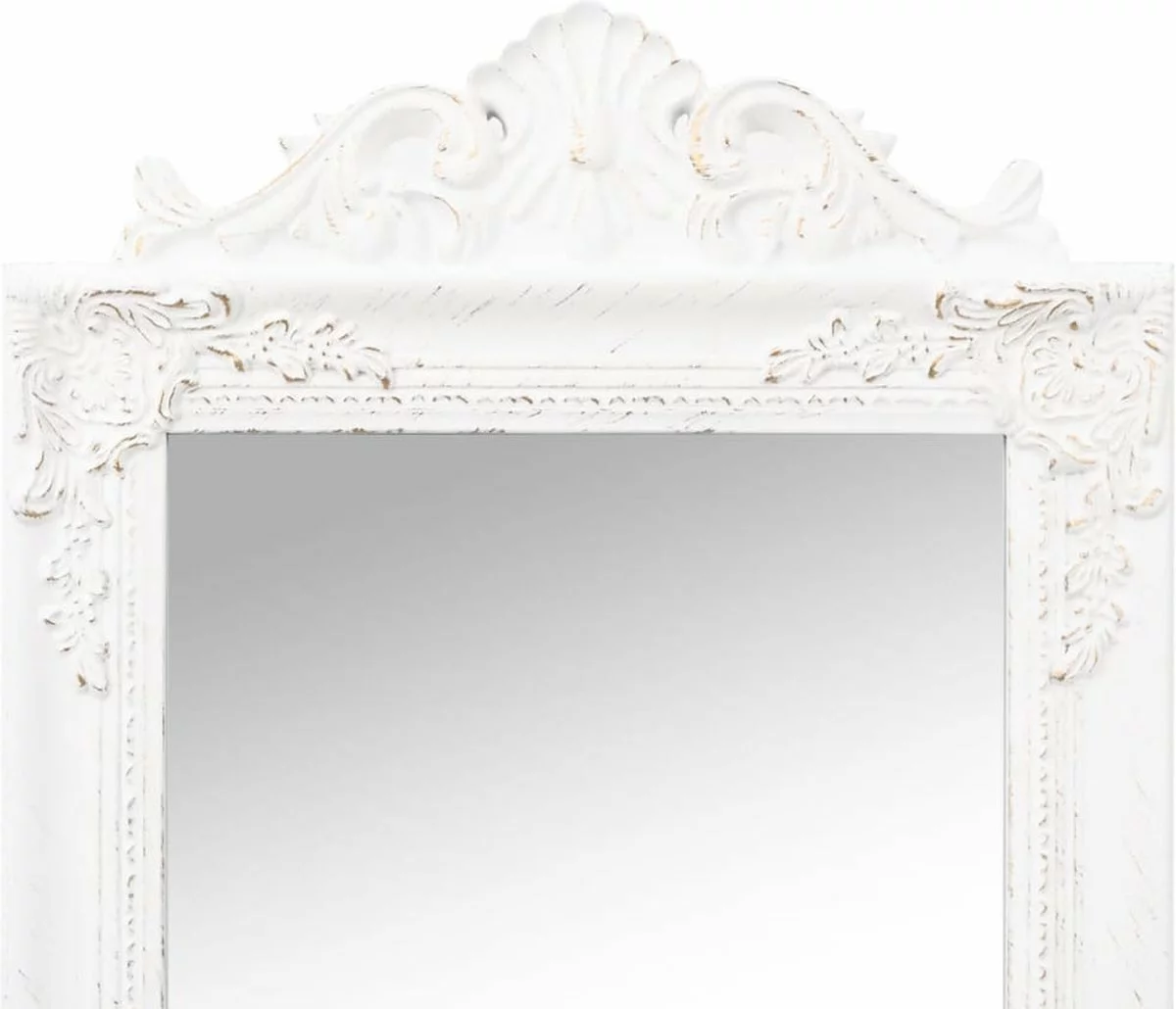 Furniture Limited - Spiegel Vrijstaand 40x160 Cm Wit - Afbeelding 7