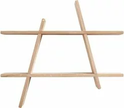 Andersen - Furniture ANDERSEN Furniture - A-SHELF Large Eiken Wandplank, Boekenplank - 78x12x67