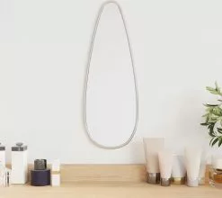 Furniture Limited - Wandspiegel 40x15 Cm Zilverkleurig