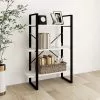 Furniture Limited - Boekenkast Met 3 Schappen 80x30x105 Cm Massief Grenenhout Wit