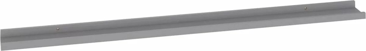Furniture Limited - Wandschappen 2 St 115x9x3 Cm Grijs - Afbeelding 2