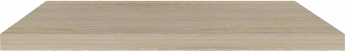 Furniture Limited - Wandschappen Zwevend 2 St 80x23,5x3,8 Cm MDF Eikenkleurig - Afbeelding 5