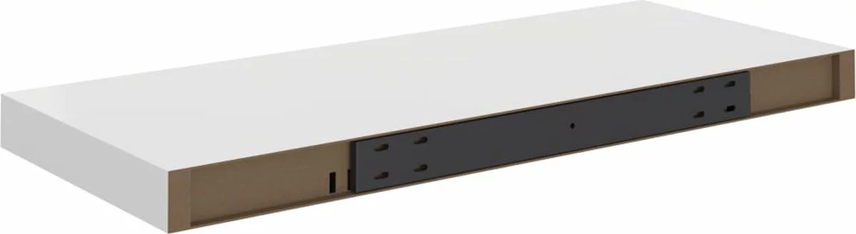 Furniture Limited - Wandschappen Zwevend 2 St 60x23,5x3,8 Cm MDF Wit - Afbeelding 6