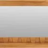 Furniture Limited - Wandspiegel Met Schap 60x12x40 Cm Massief Teakhout