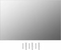 Furniture Limited - Wandspiegels 2 St Rechthoekig 60x40 Cm Glas