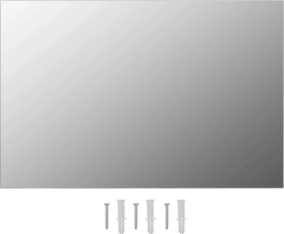 Furniture Limited - Wandspiegel Met LED-lampen Rechthoekig Glas - Afbeelding 4