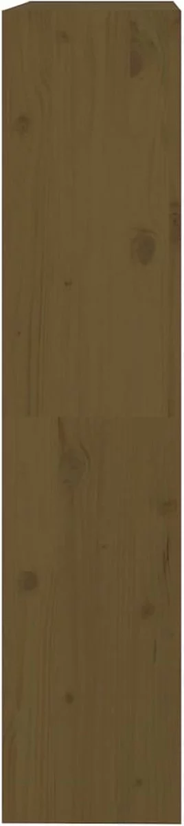 Furniture Limited - Boekenkast/kamerscherm 80x30x135,5 Cm Grenenhout Honingbruin - Afbeelding 3