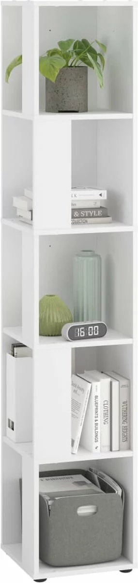 Furniture Limited - Hoekkast Met 10 Zijvakken Wit - Afbeelding 2