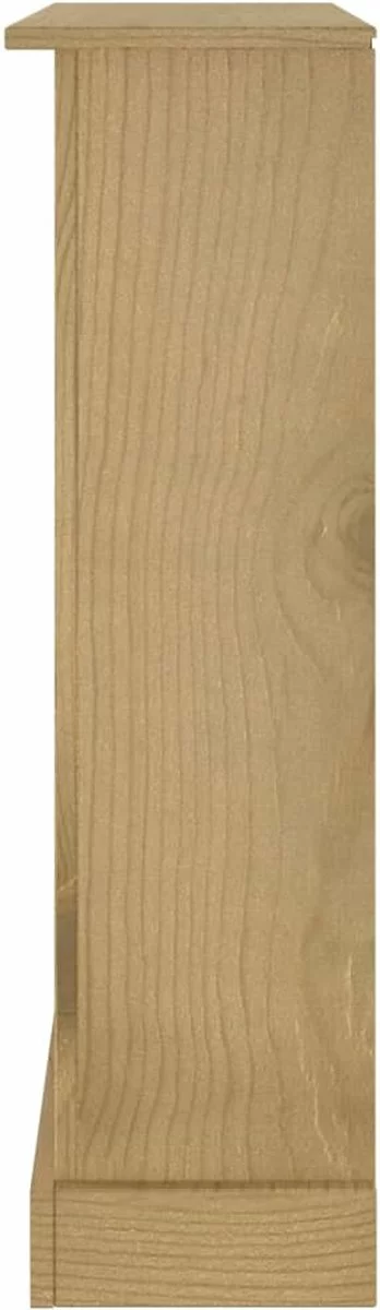 Furniture Limited - Boekenkast Grenenhout Met 3 Planken Corona-stijl 81x29x100 Cm - Afbeelding 4