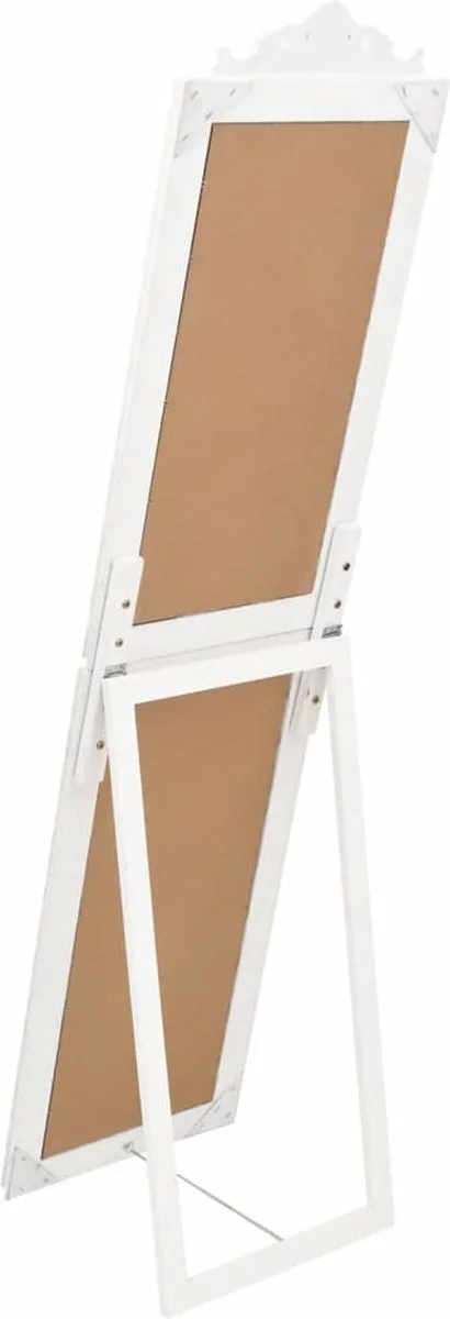 Furniture Limited - Spiegel Vrijstaand 40x160 Cm Wit - Afbeelding 6