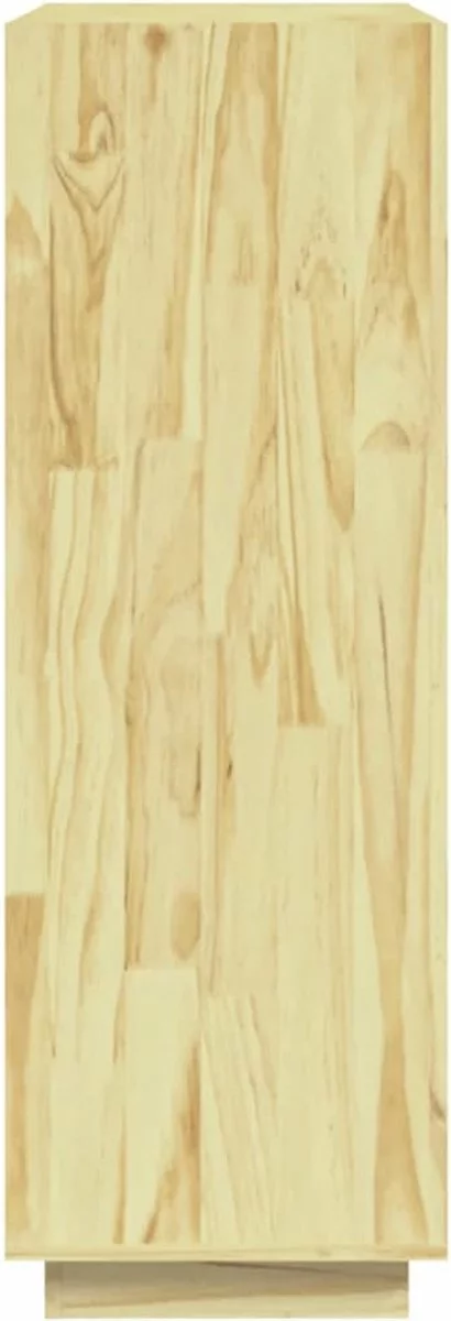 Furniture Limited - Boekenkast/kamerscherm 60x35x103 Cm Massief Grenenhout - Afbeelding 5