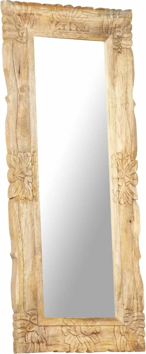 Furniture Limited - Spiegel 110x50 Cm Massief Mangohout