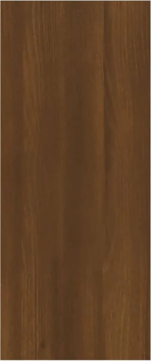 Furniture Limited - Boekenkast/kamerscherm 60x30x72 Cm Bruineikenkleurig - Afbeelding 3