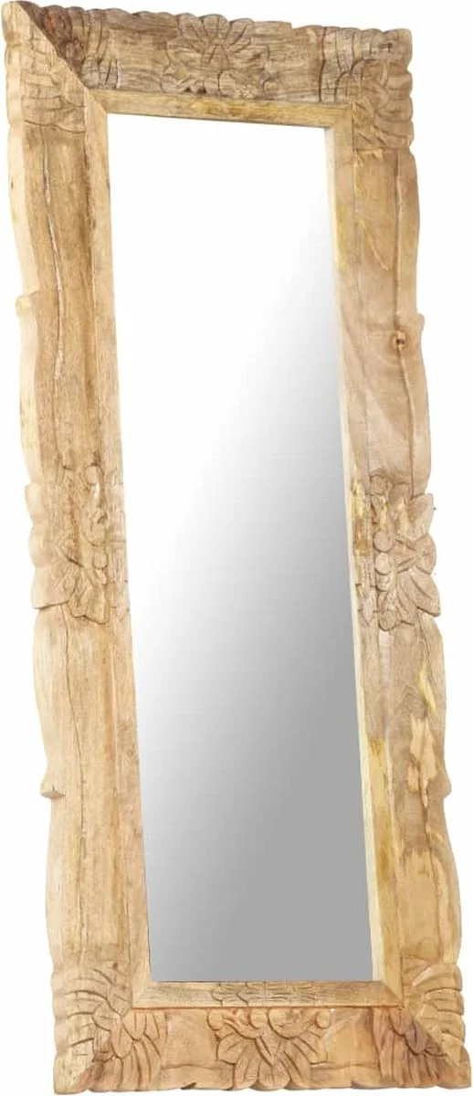 Furniture Limited - Spiegel 110x50 Cm Massief Mangohout - Afbeelding 4