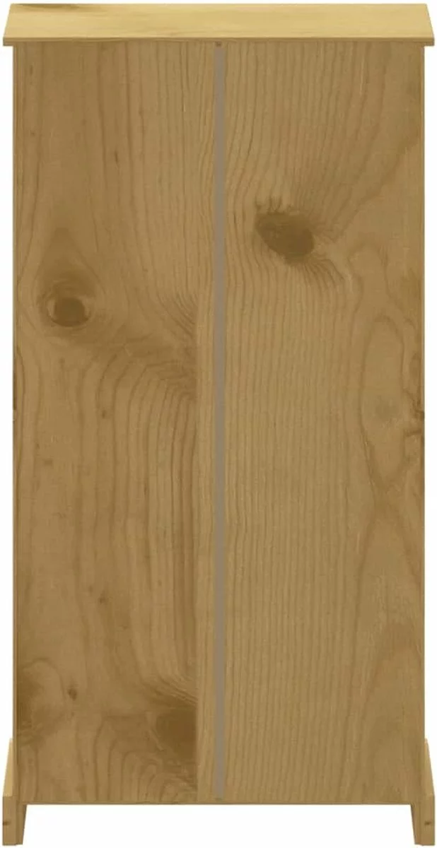 Furniture Limited - Boekenkast Grenenhout Met 4 Planken Corona-stijl 81x29x150 Cm - Afbeelding 3