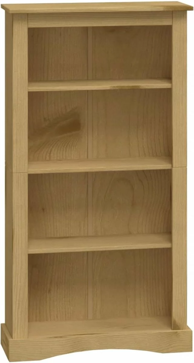 Furniture Limited - Boekenkast Grenenhout Met 4 Planken Corona-stijl 81x29x150 Cm - Afbeelding 7