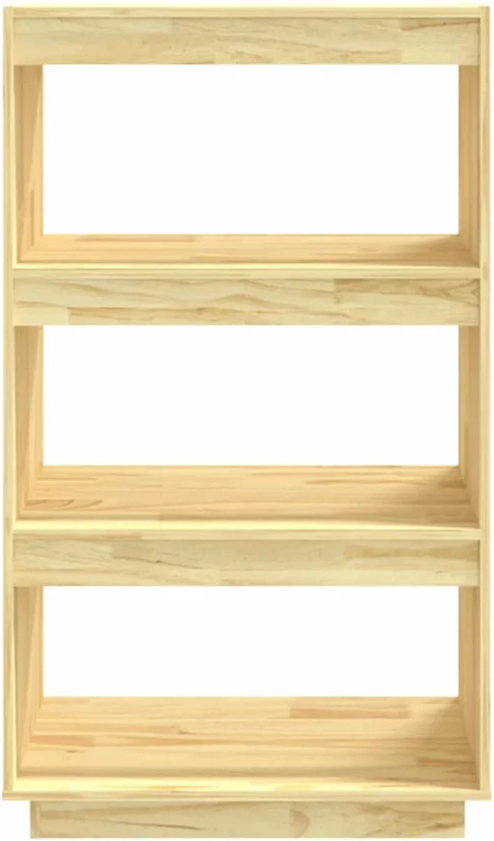 Furniture Limited - Boekenkast/kamerscherm 60x35x103 Cm Massief Grenenhout - Afbeelding 7