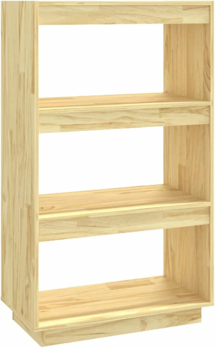 Furniture Limited - Boekenkast/kamerscherm 60x35x103 Cm Massief Grenenhout - Afbeelding 8